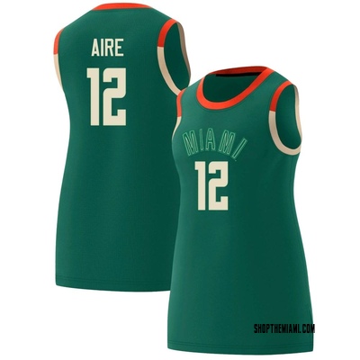Miami Hurricanes Jersey Name and Number Customizable College Basketball Jerseys Replica Swingman Orange