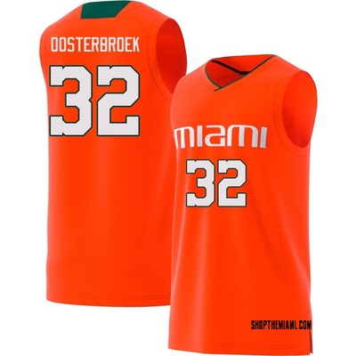 MIAMI HURRICANES MAJESTIC BASKETBALL JERSEY - Primetime